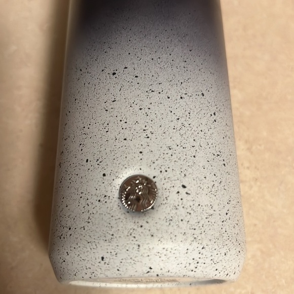 Starbucks Gradient Blue White Black Speckled Stainless Steel Tumbler. 20 oz. - Picture 2 of 8
